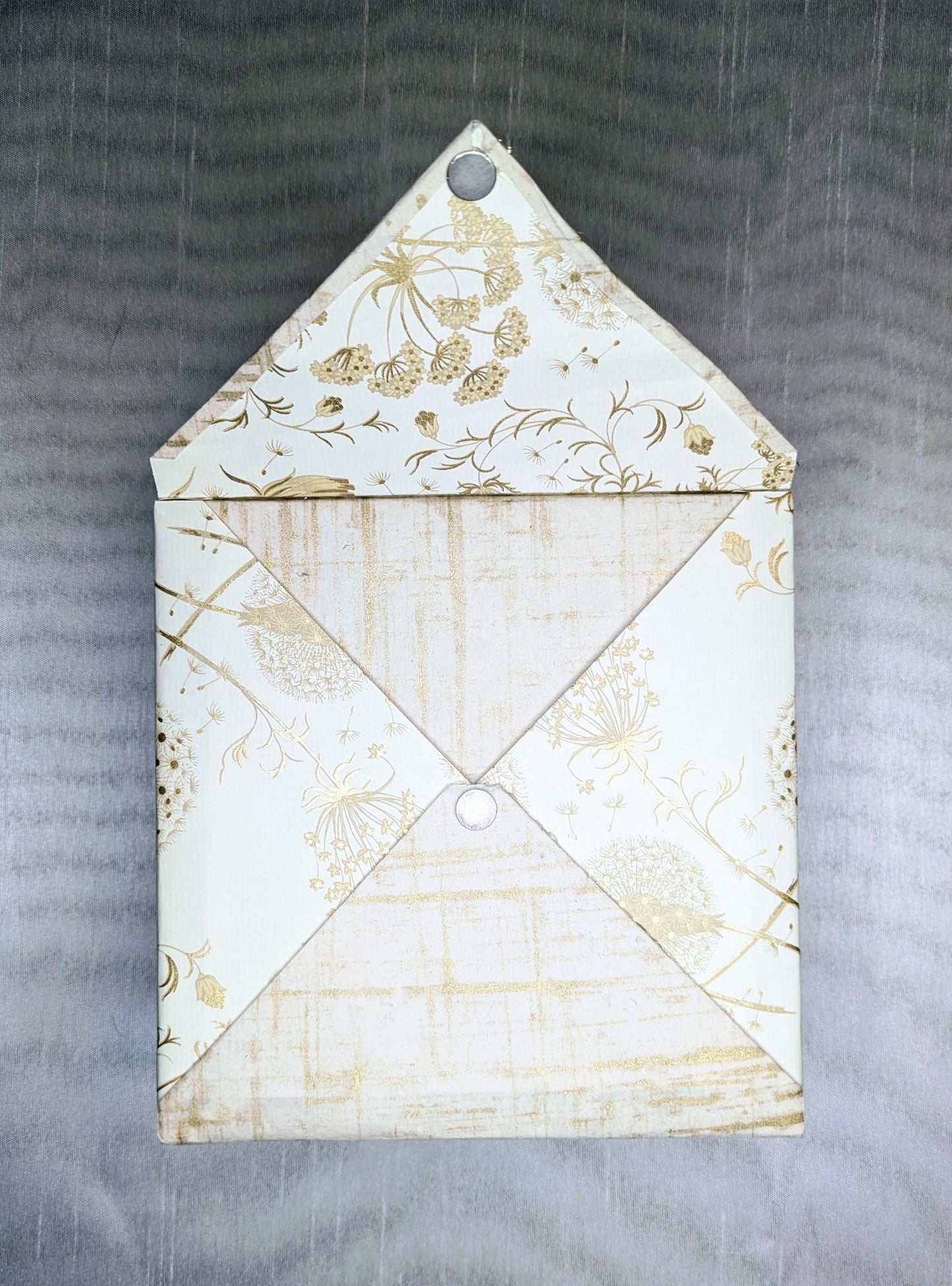 Gold Dandelion Gift Box: Handmade Decorative Keepsake Box