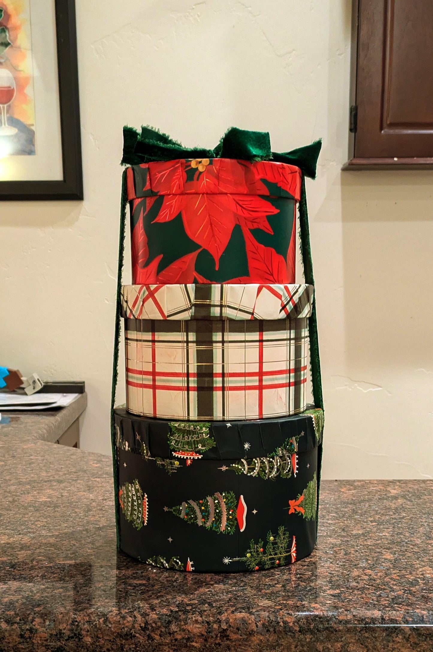 Circular  Christmas Nesting Boxes