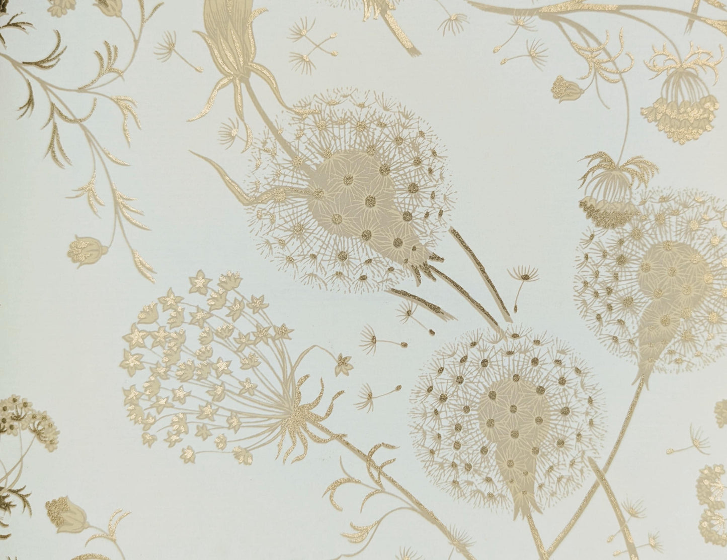 Gold Dandelion Gift Box: Handmade Decorative Keepsake Box